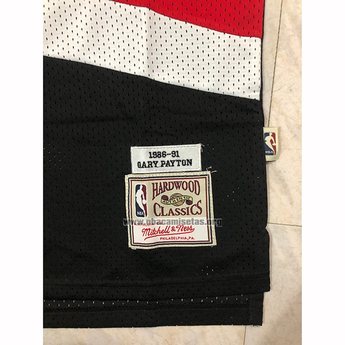 Camiseta Portland Trail Blazers Clyde Drexler NO 22 Hardwood Classics Throwback Negro